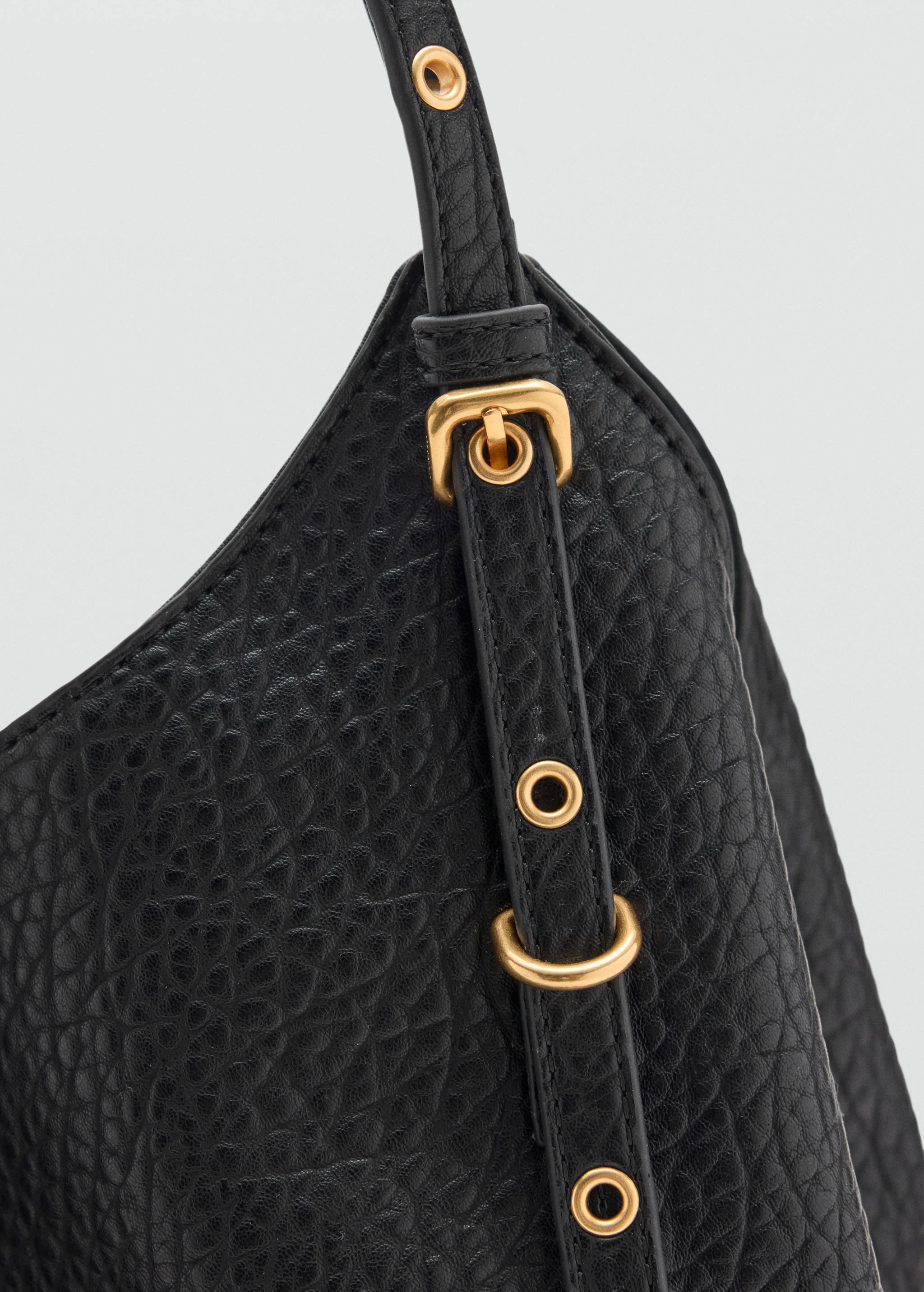 Bucket bag with buckles - Details of the article 1