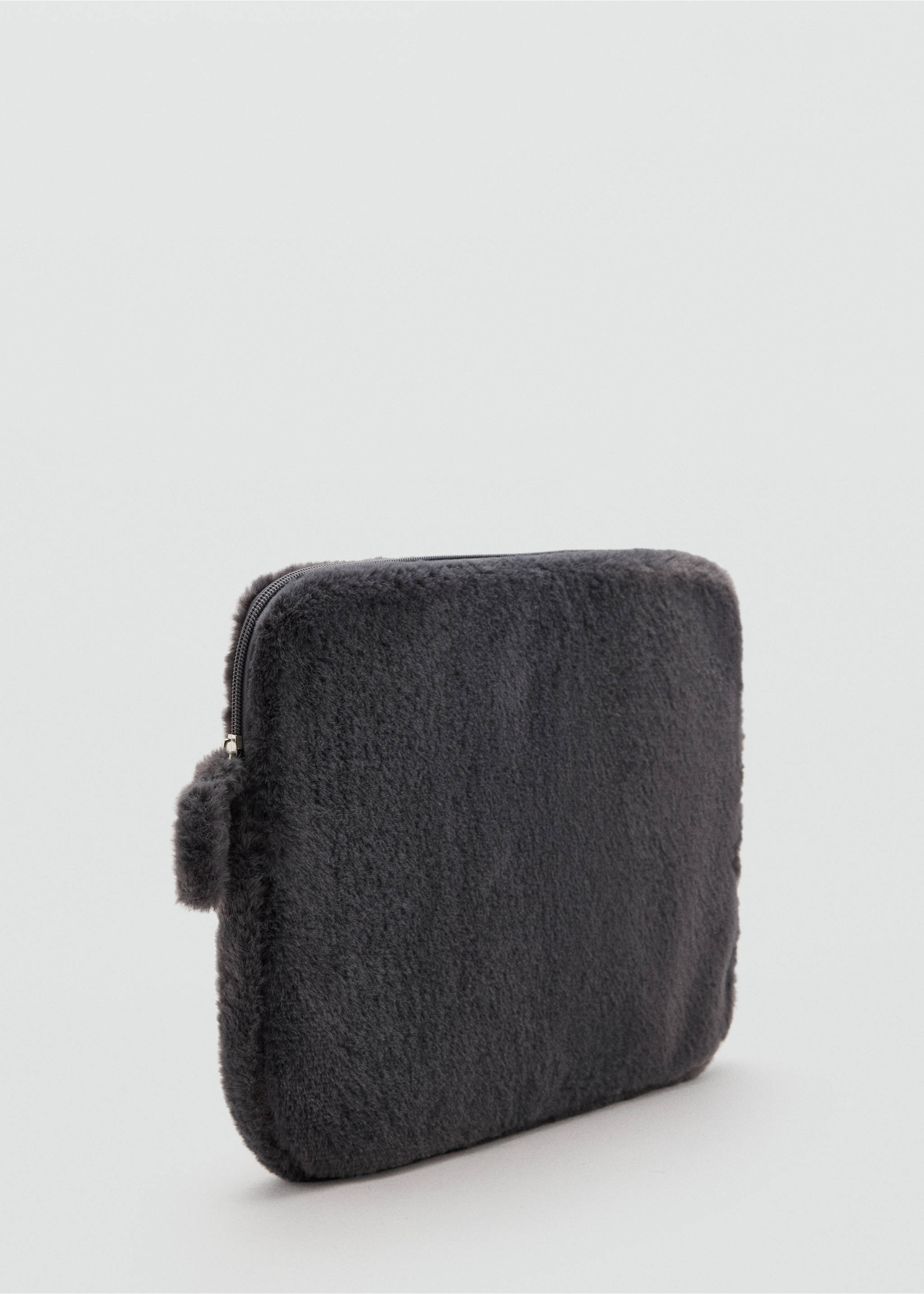 Funda portátil pelo - Plano medio, Gris. Ref: 37024463-00.