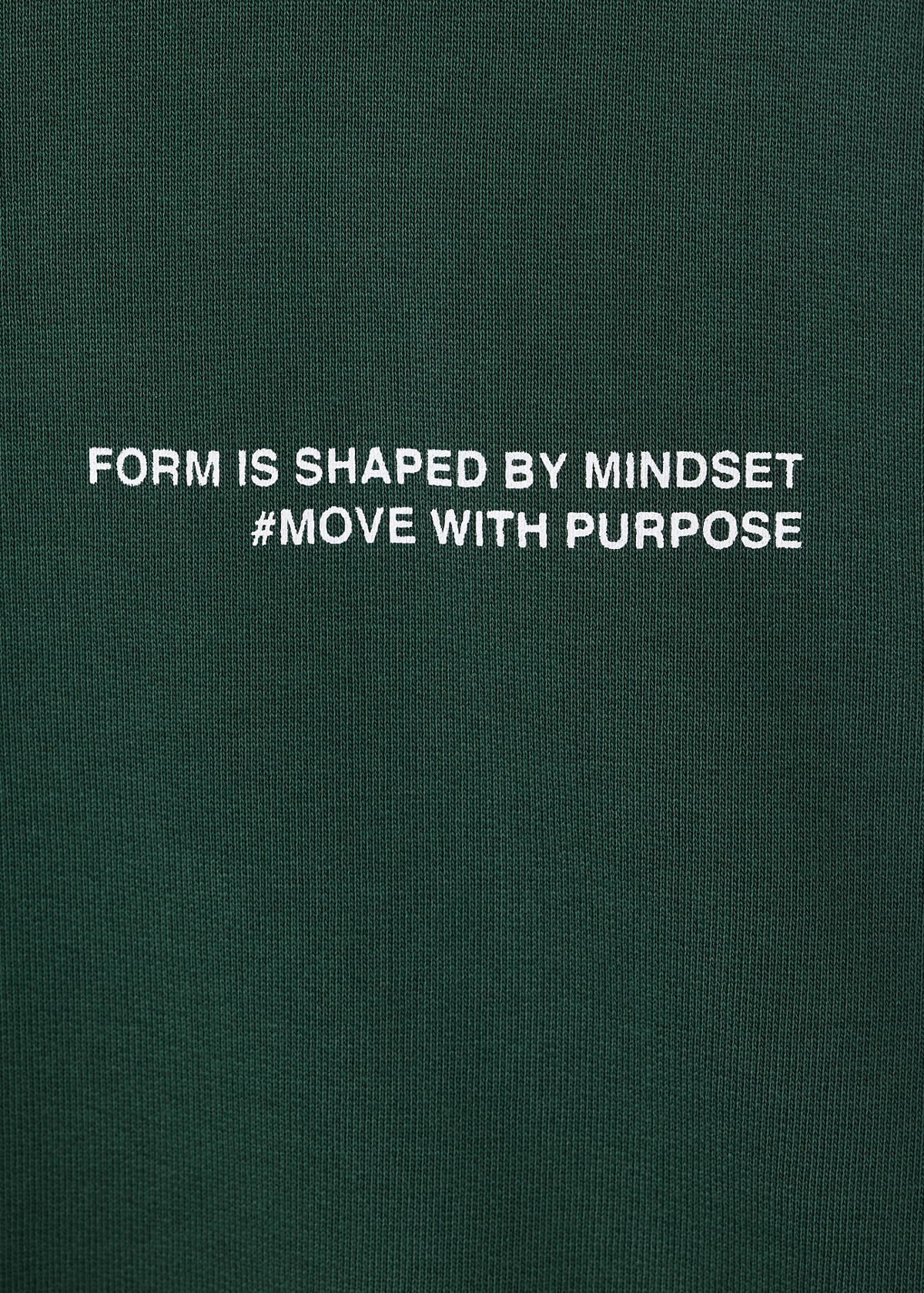 Printed sweatshirt 100% cotton — Billiard Green