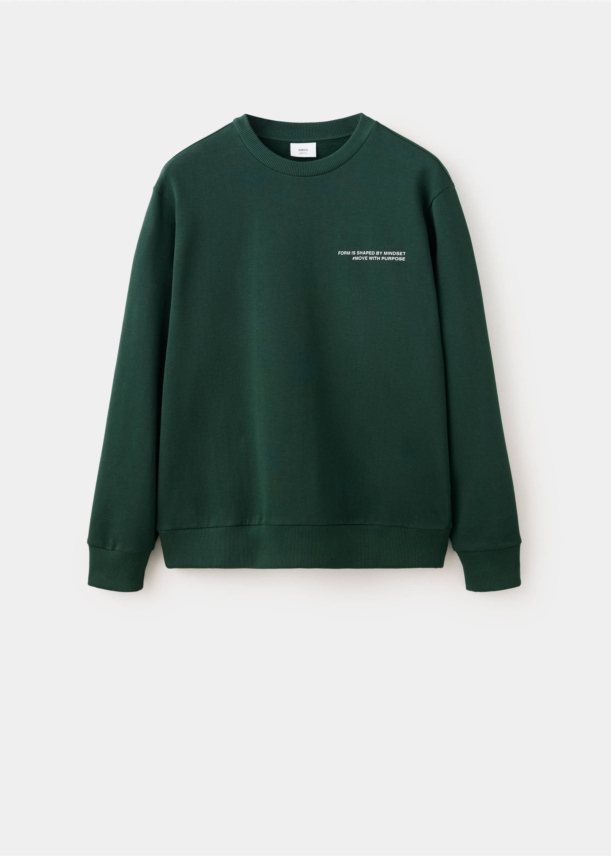 Sweat sage - Article sans modèle, Vert billard. Ref: 37024469-00.