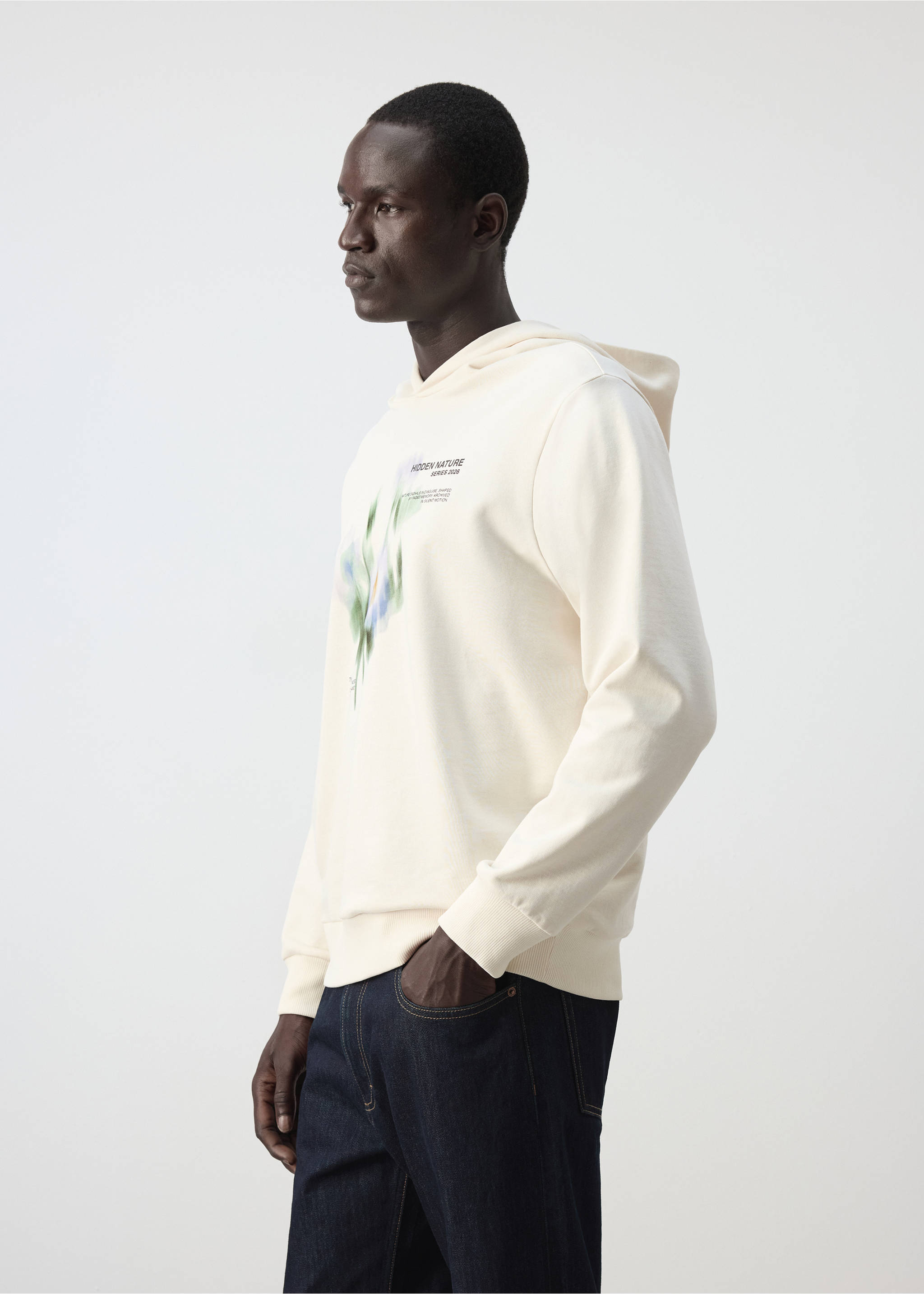 Sweat blur - Détail de l'article 2, Écru. Ref: 37024470-00.