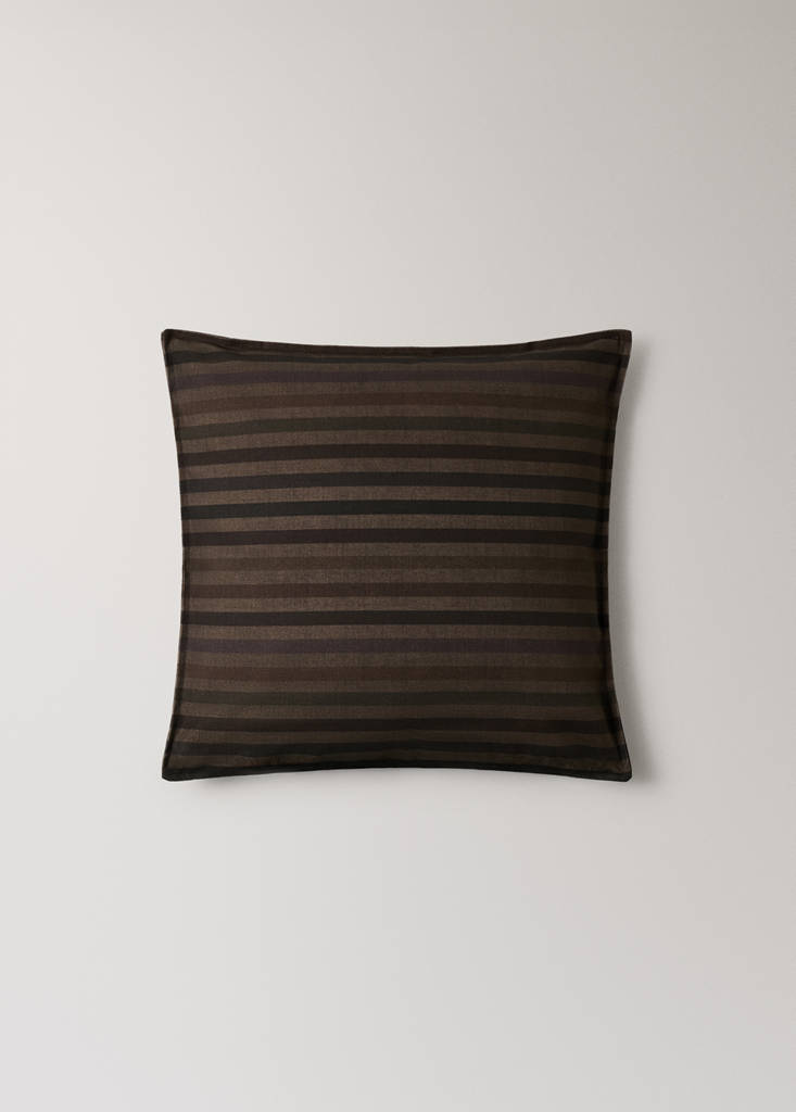 Multicolor 100% cotton cushion cover 50x50 cm — Ochre