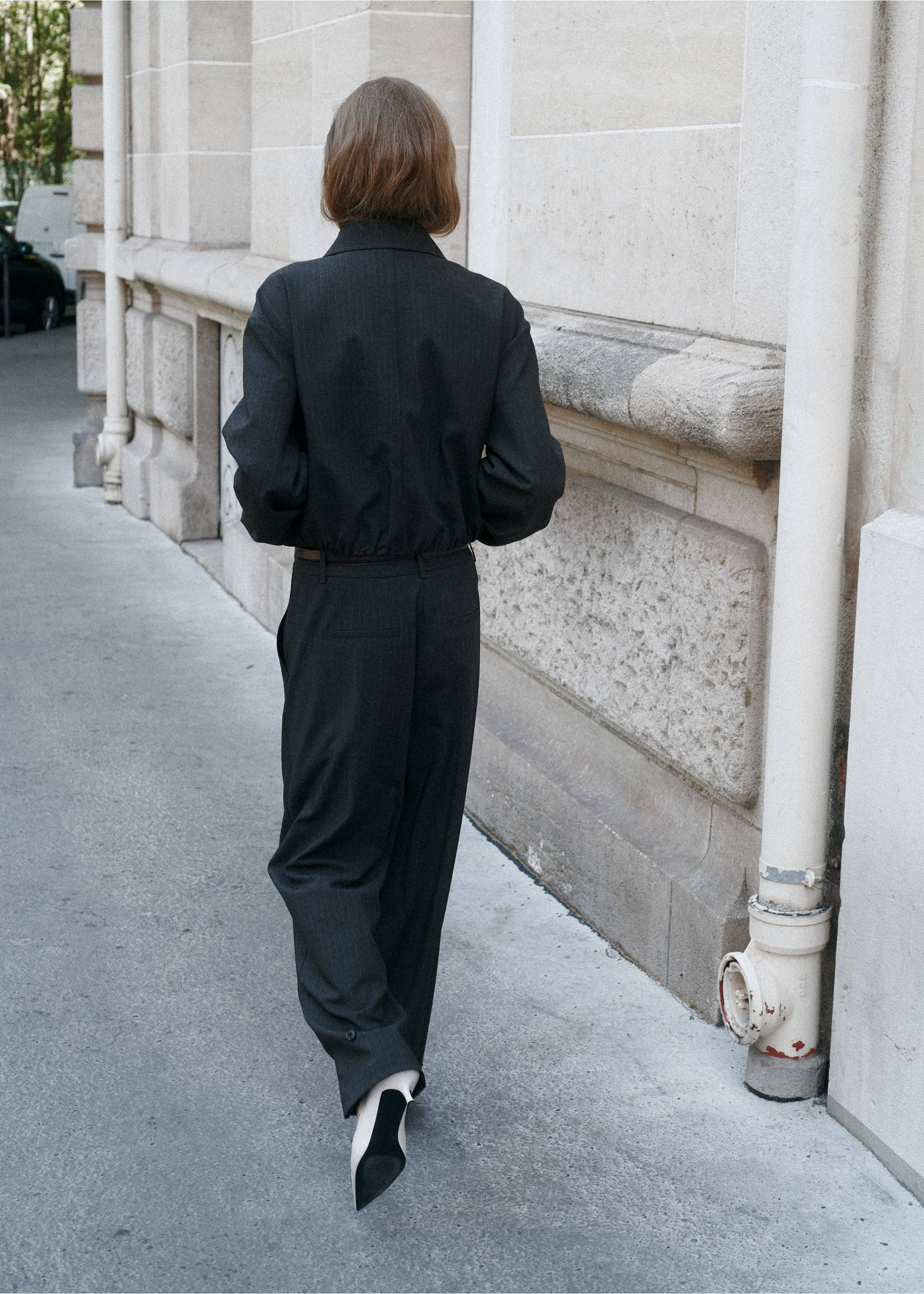 Veste souffle - Verso de l’article, Gris. Ref: 37024777-00.