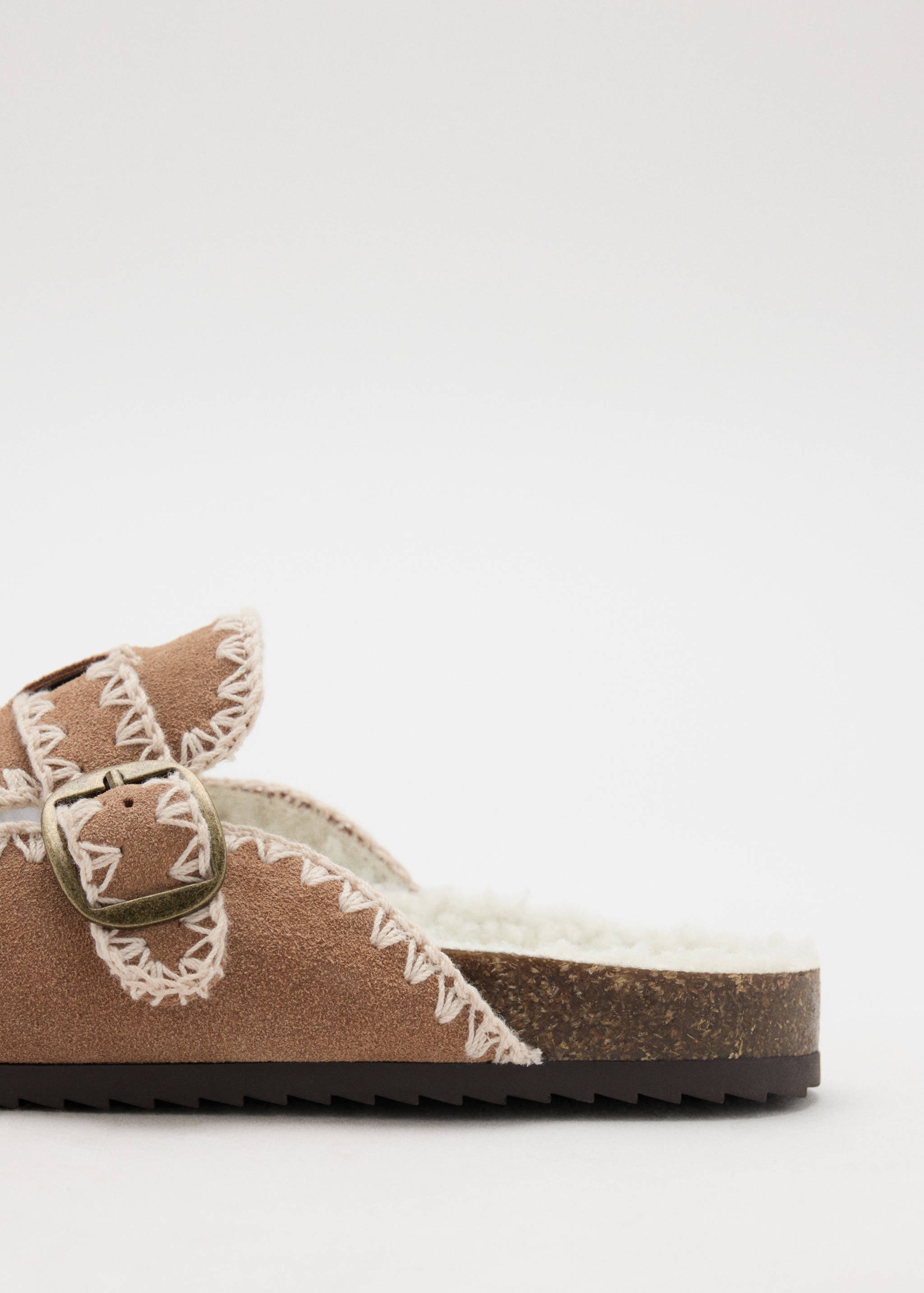 Stitched buckle mule - Details of the article 1
