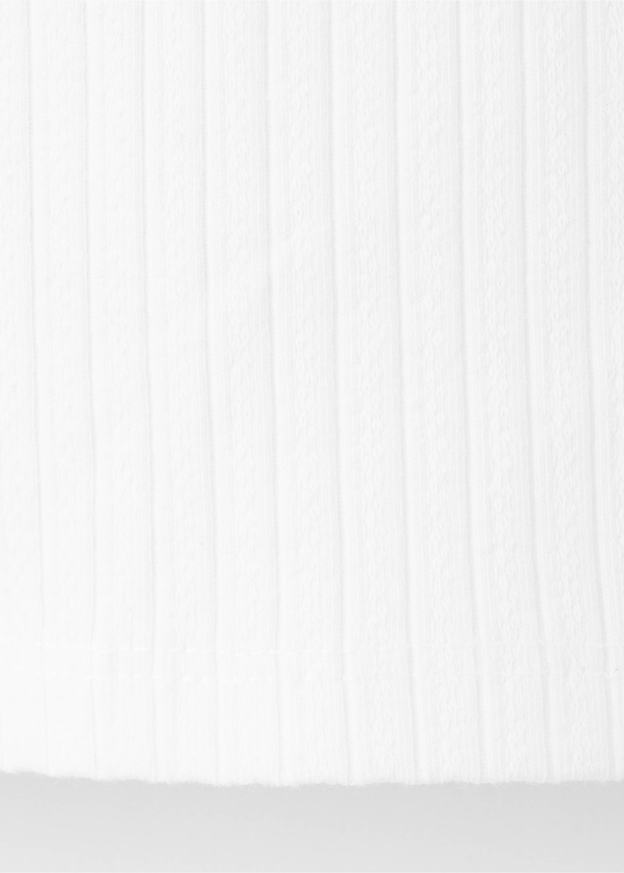 Pull-over col roulé coton - Détail de l'article 0, Blanc cassé. Ref: 37024783-00.