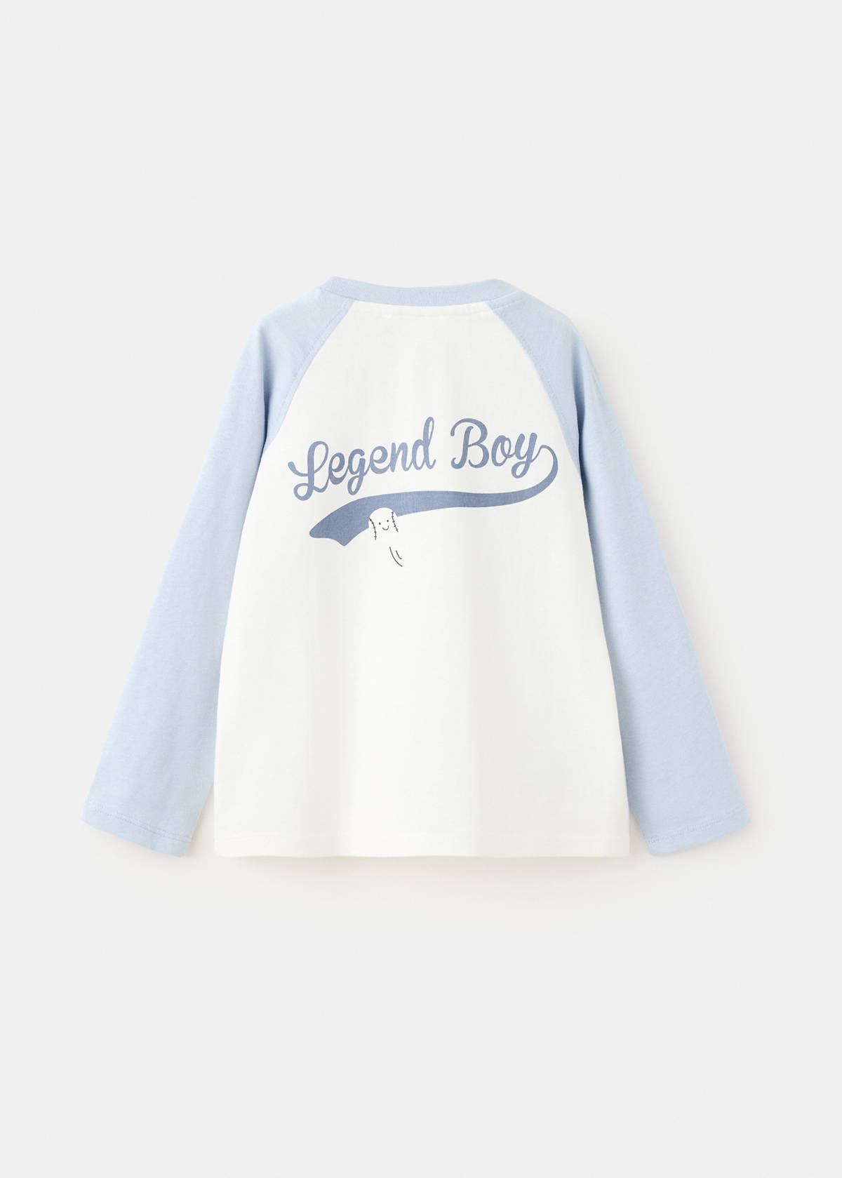 Contrast raglan T-shirt — Sky Blue