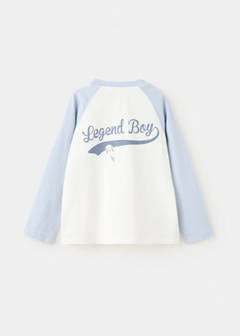 Contrast raglan T-shirt — Sky Blue 4