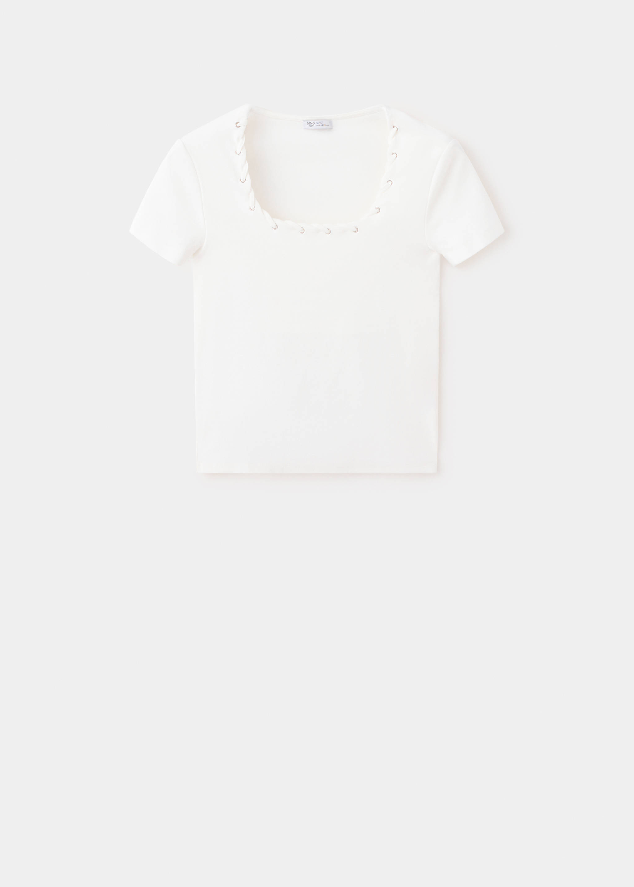 Camiseta algodón cordón trenzado - Artículo sin modelo