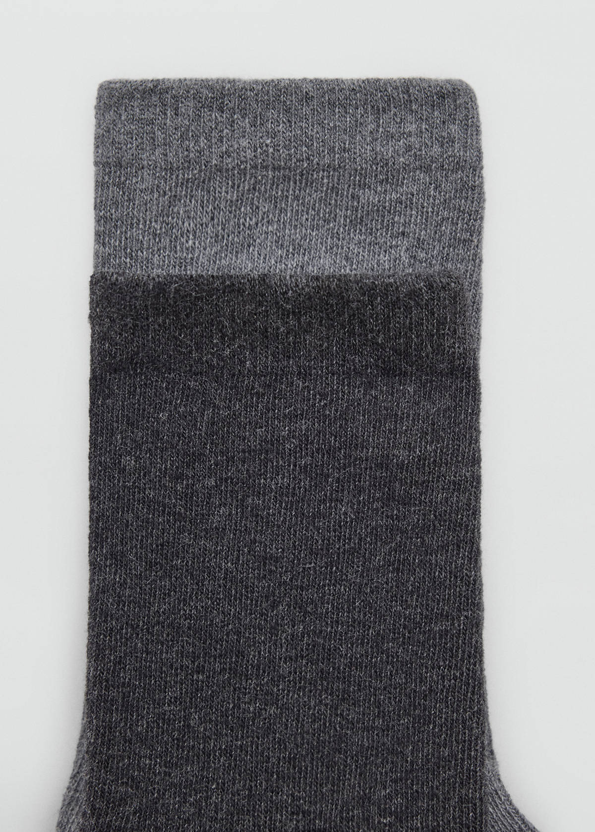 2 knit socks pack — Medium Heather Grey