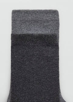 2 knit socks pack — Medium Heather Grey 3