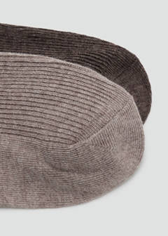 2 pack ribbed socks — Brown 2