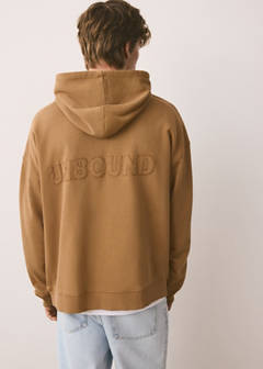 Pocket cotton sweatshirt — Tobacco Brown 4