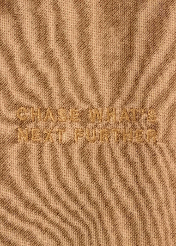 Pocket cotton sweatshirt — Tobacco Brown