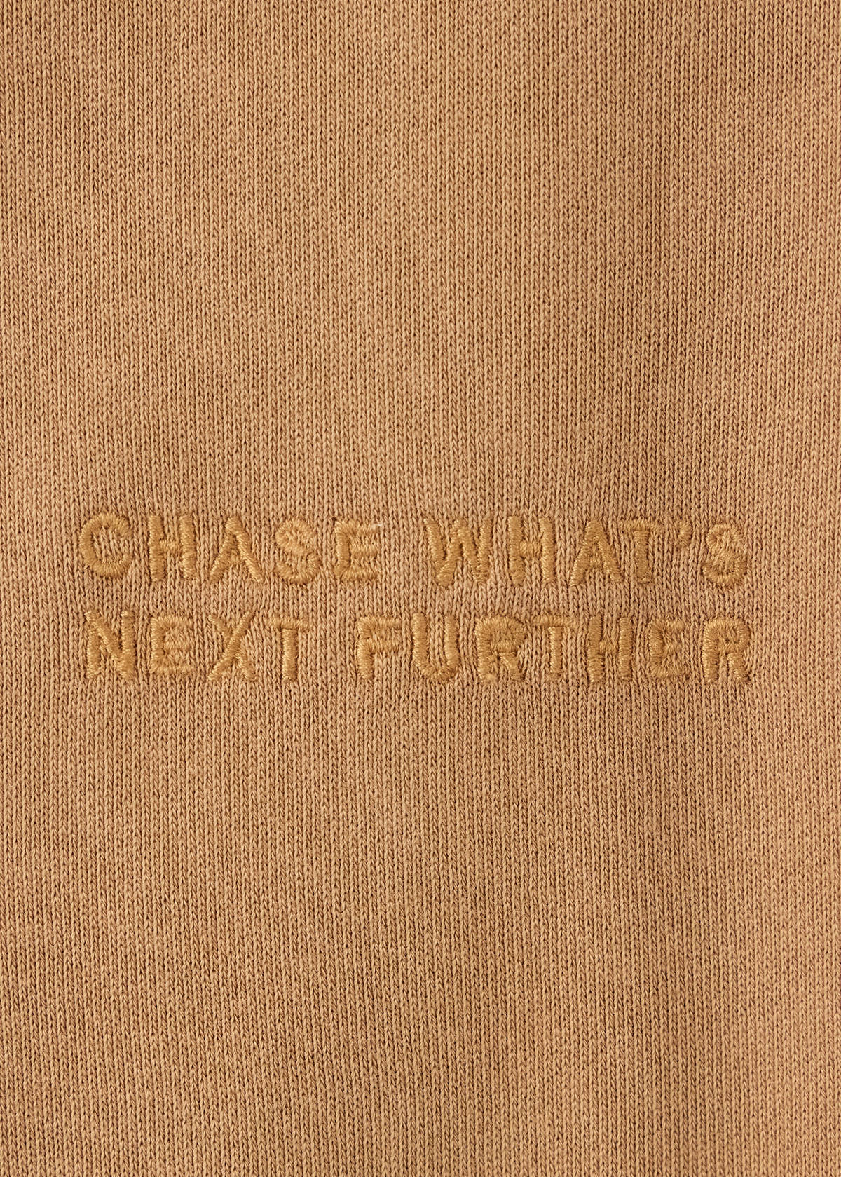 Pocket cotton sweatshirt — Tobacco Brown