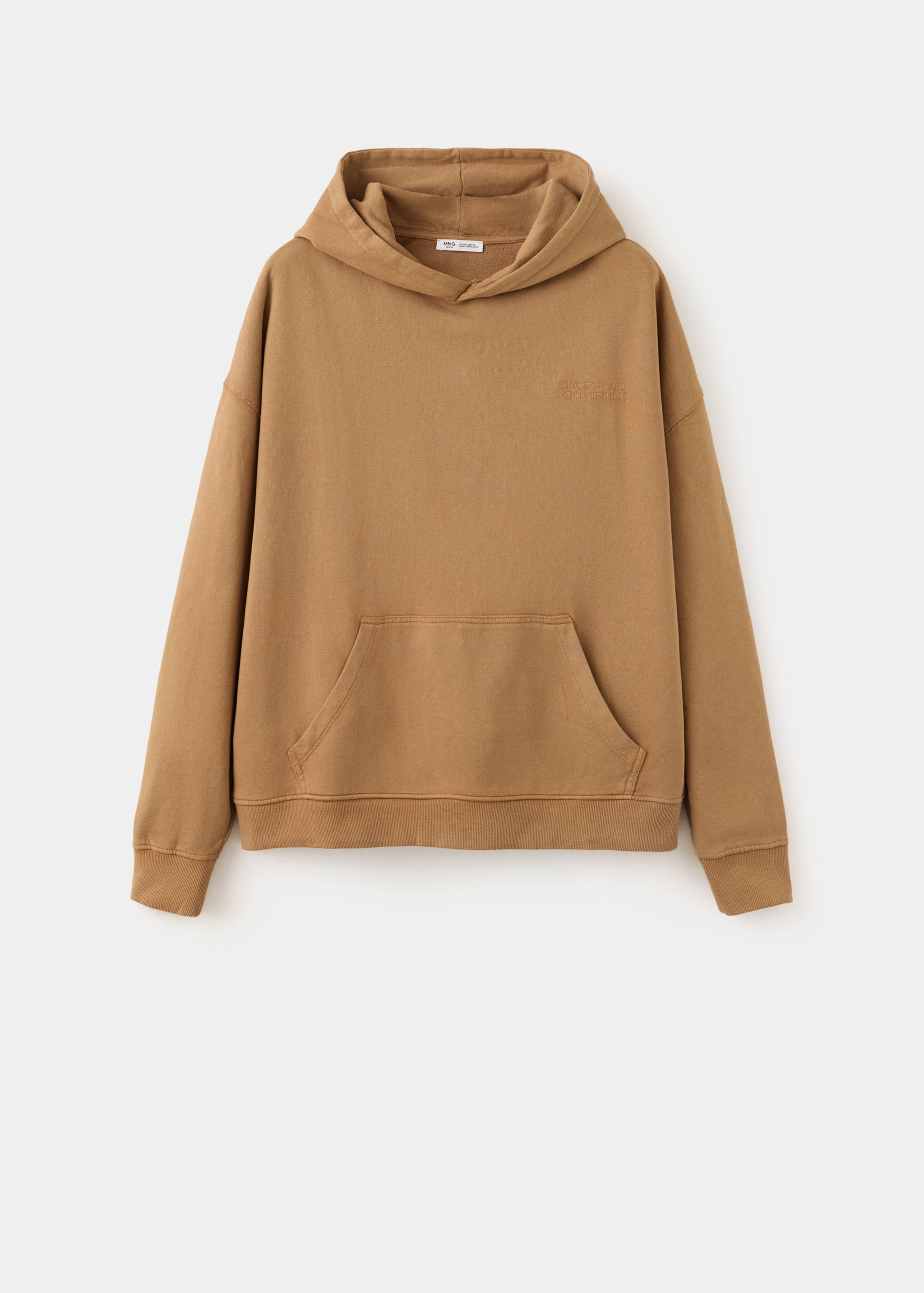 Pocket cotton sweatshirt - Article without model