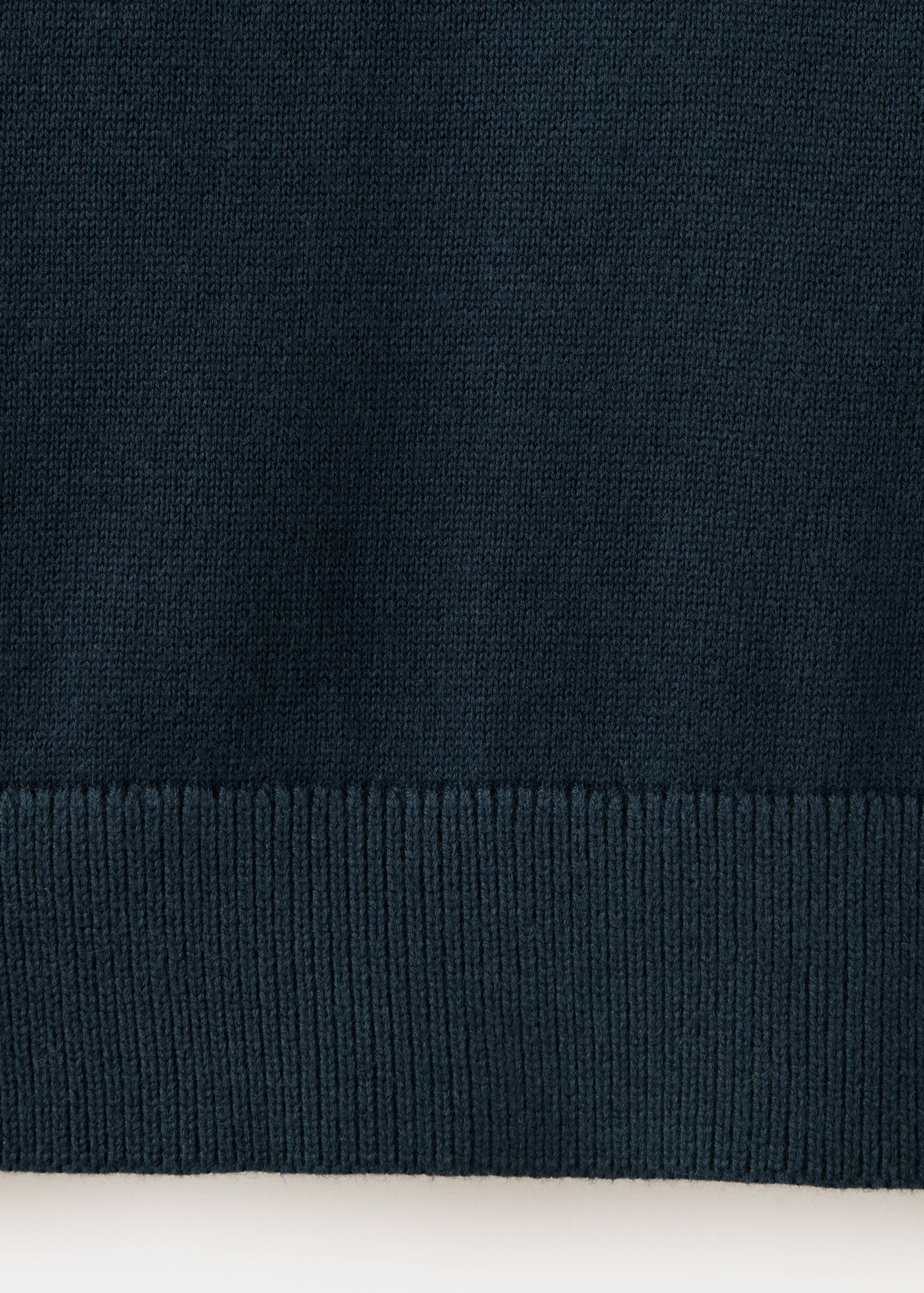 Perkins-neck sweater with zip - Details of the article 0