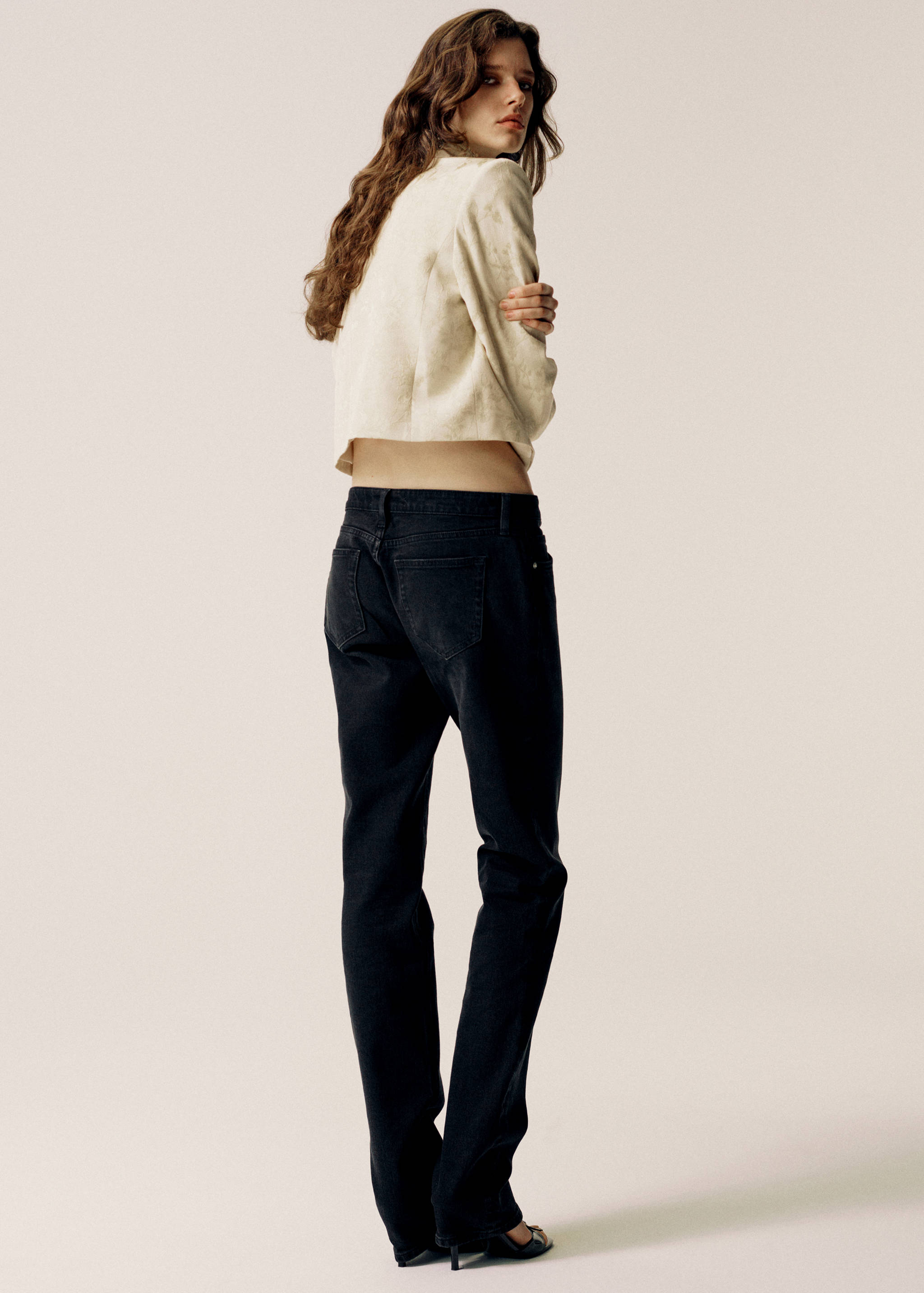 Low-rise slim jeans - Reverse of the article