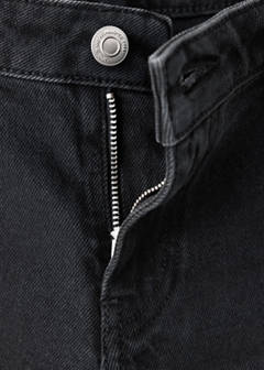 Low-rise slim jeans — Black denim 6