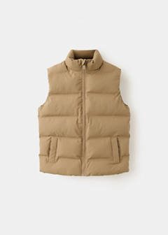 Quilted gilet — Sand 1