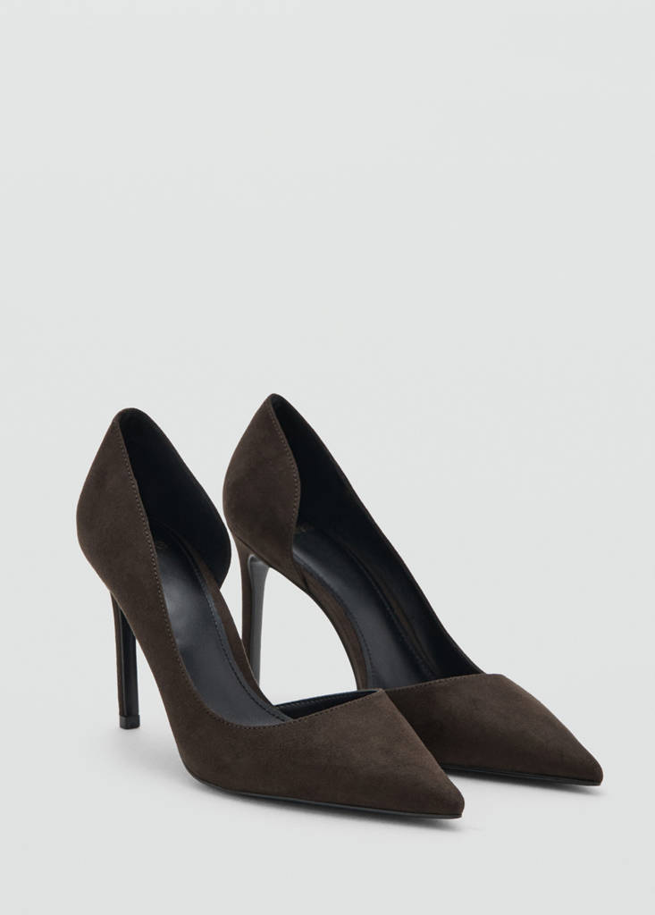 Stiletto heel shoe — Chocolate