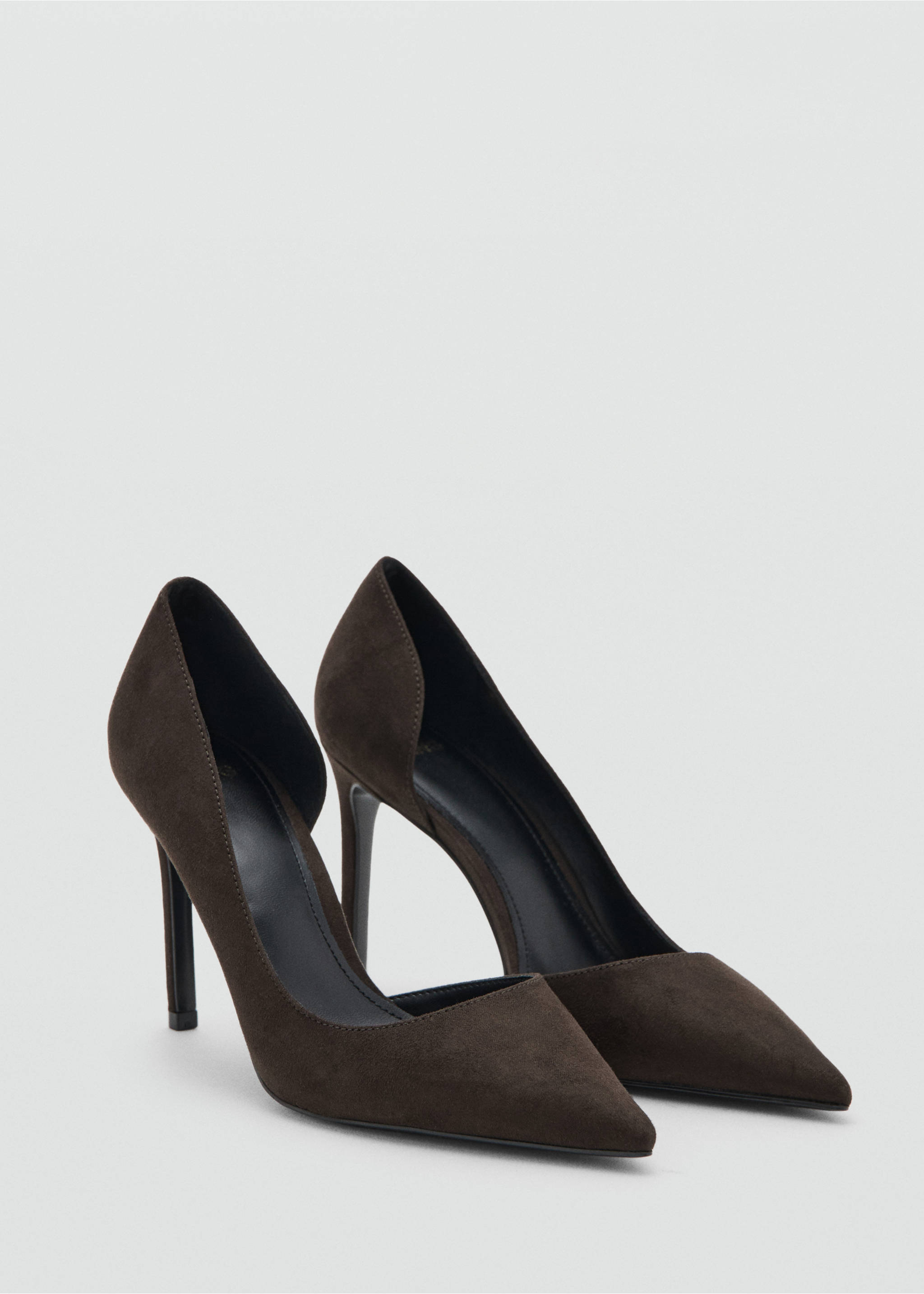 Chaussures talons aiguilles - Plan moyen, Chocolat. Ref: 37025154-00.