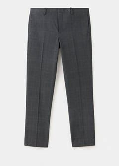 Stretch fabric super slim-fit suit trousers — Dark Heather Grey 7