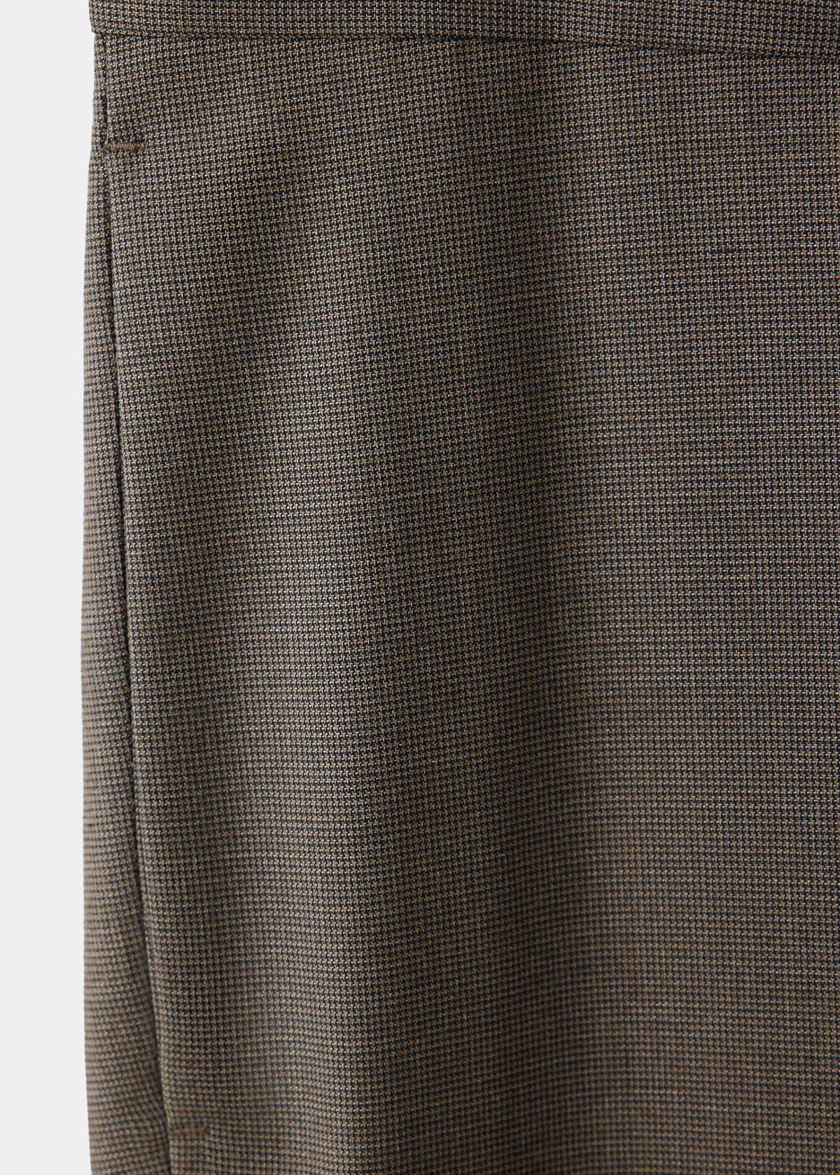Stretch fabric super slim-fit suit trousers — Medium Brown