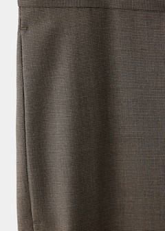 Stretch fabric super slim-fit suit trousers — Medium Brown 9