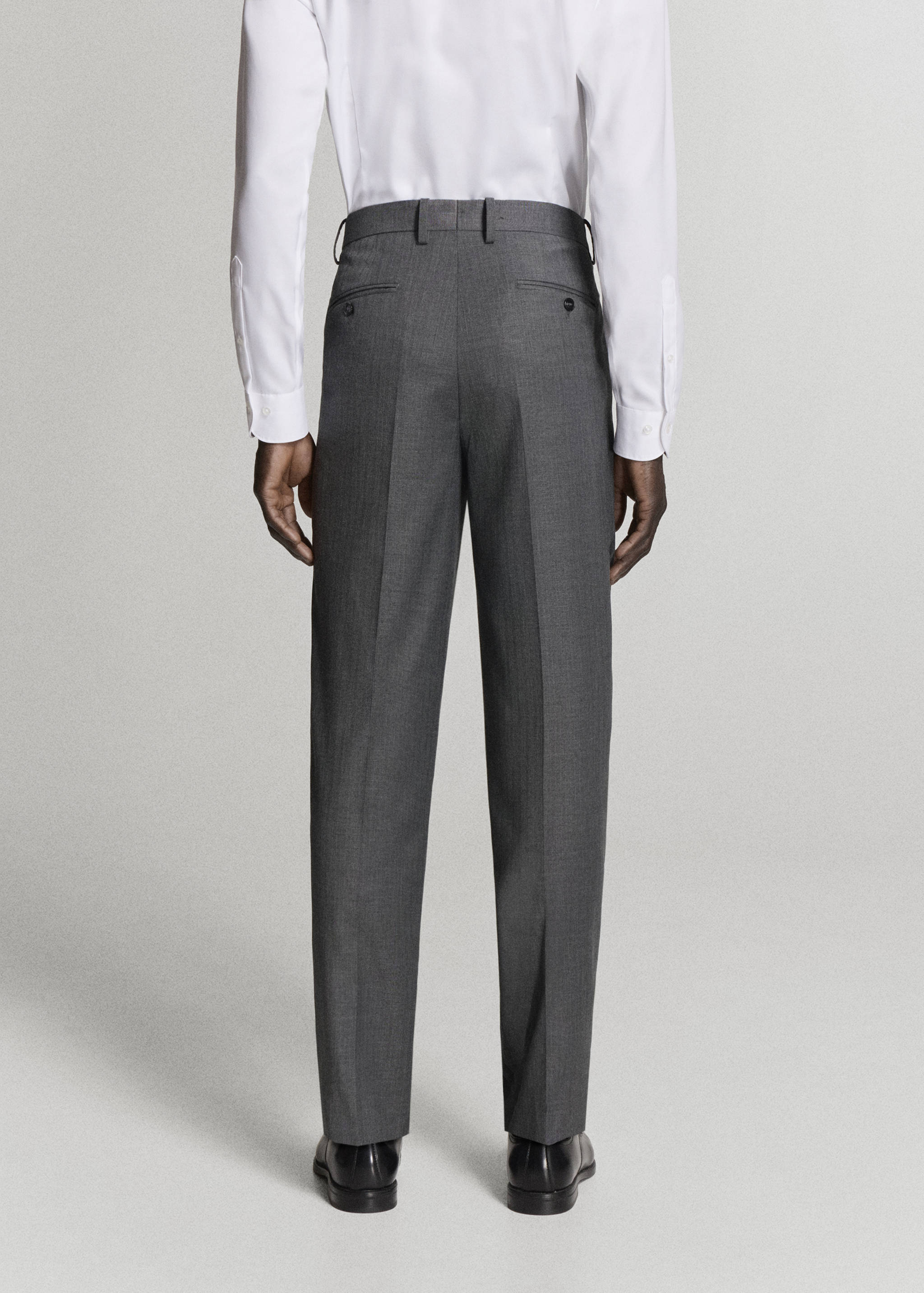 Monaco slim-fit suit trousers - Reverse of the article