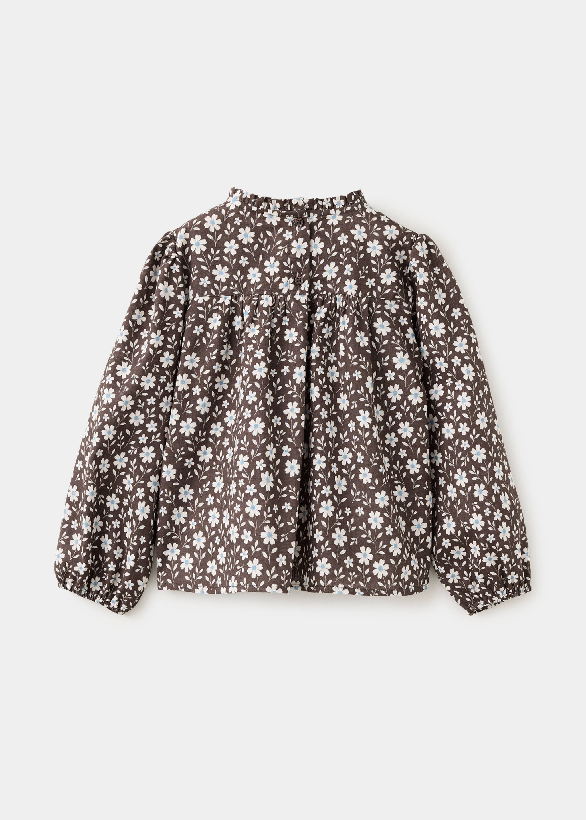 Floral print blouse - Reverse of the article