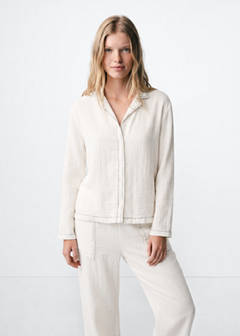 Textured pyjamas with contrast detailing — Off White 1