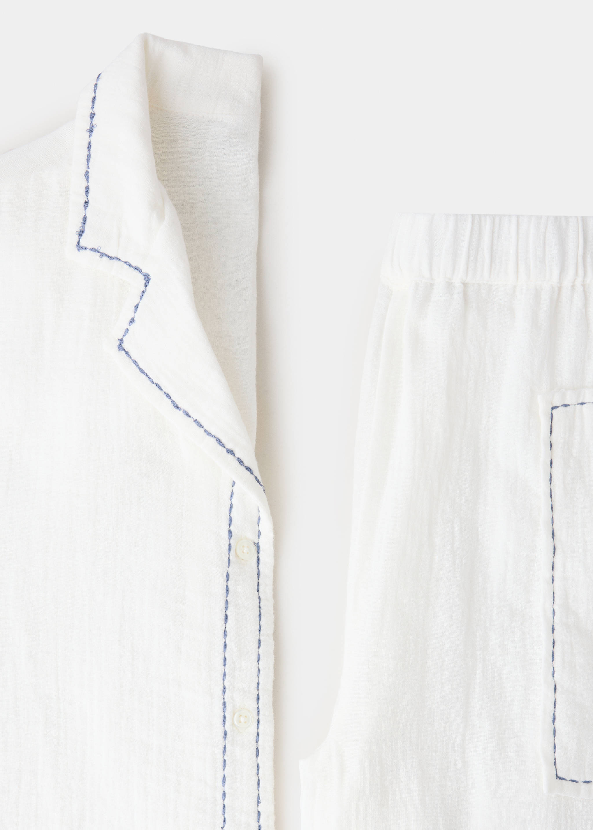Pyjama deux pièces surpiqûre - Détail de l'article 8