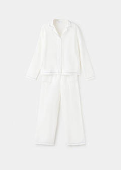Textured pyjamas with contrast detailing — Off White 4