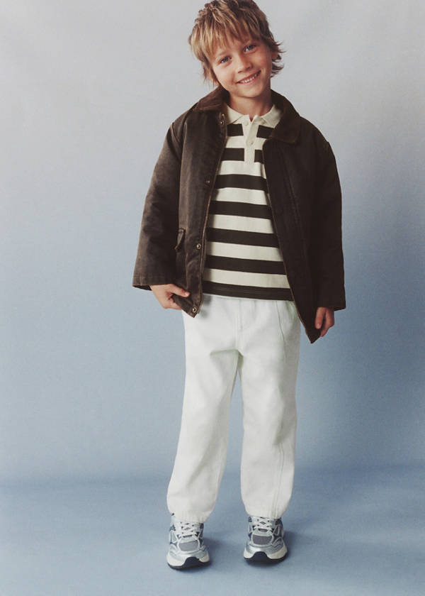 Straight-fit cotton trousers — Off White