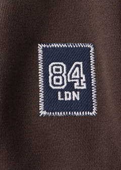 Oversized printed sweatshirt — Brown 6