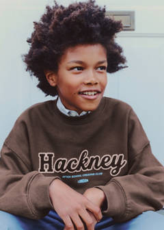 Oversized printed sweatshirt — Brown 5
