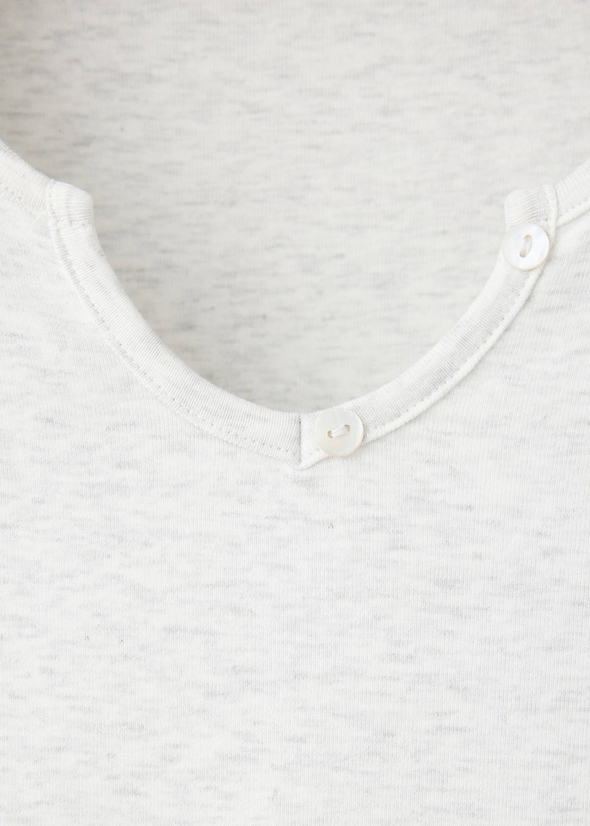 Flecked cotton pyjamas — Medium Heather Grey