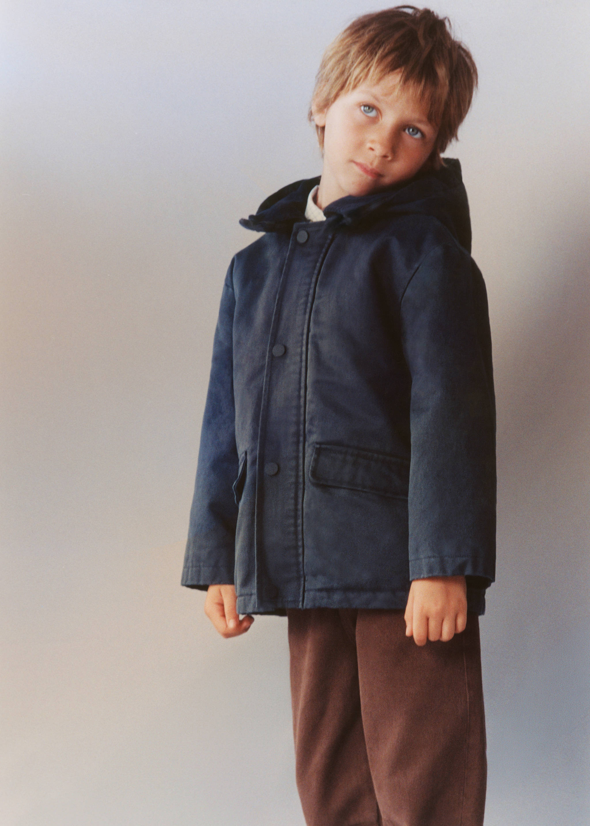 Waxed jacket with hood - Details of the article 5