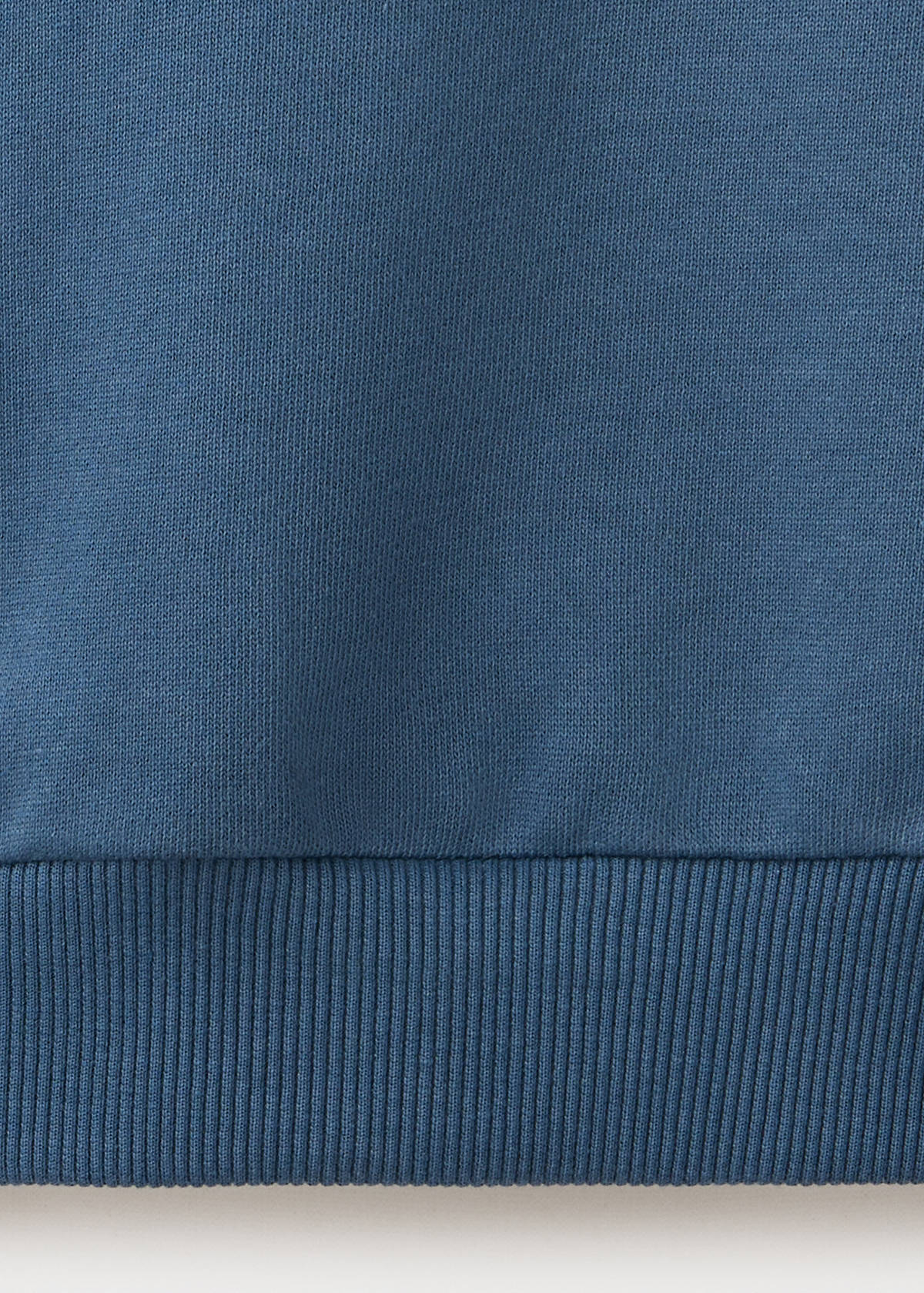 Relaxed fit embroidered sweatshirt — Blue