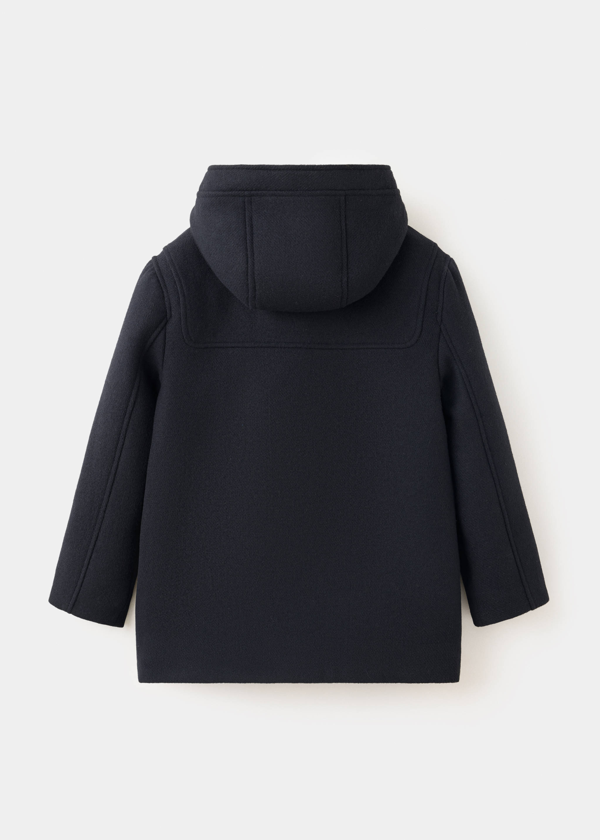 Wool blend hooded coat - Reverse of the article