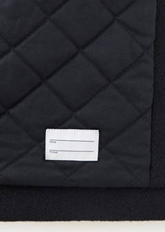 Wool blend hooded coat — Navy 6