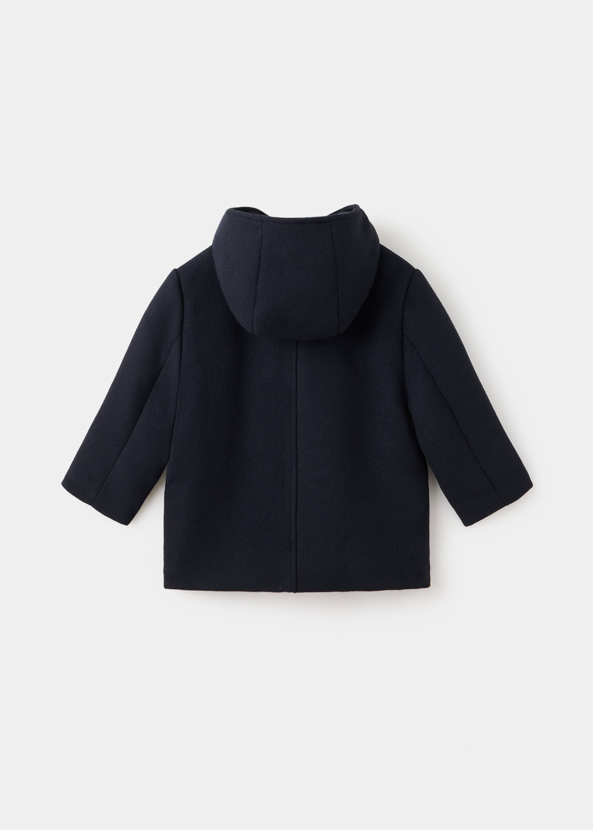 Wool blend overcoat - Reverse of the article