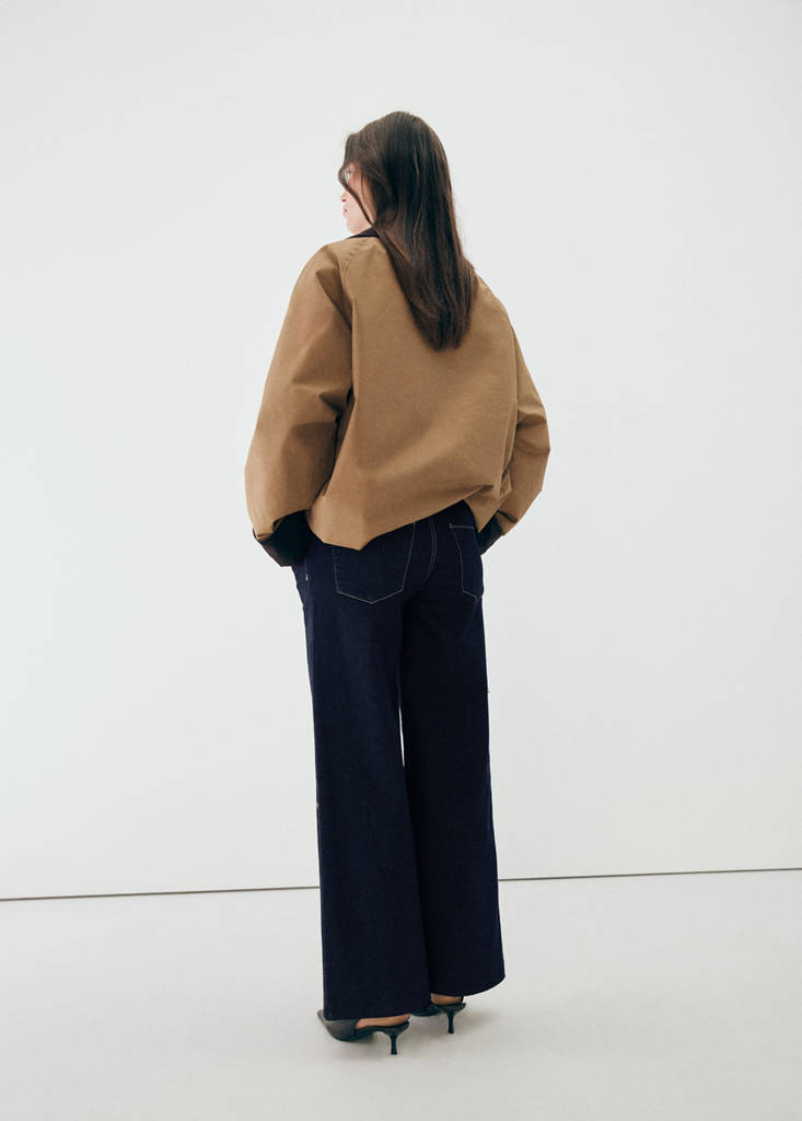 Wide leg maternity jeans — Open Blue