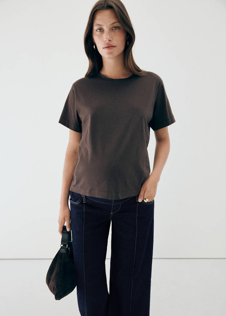 Wide leg maternity jeans — Open Blue