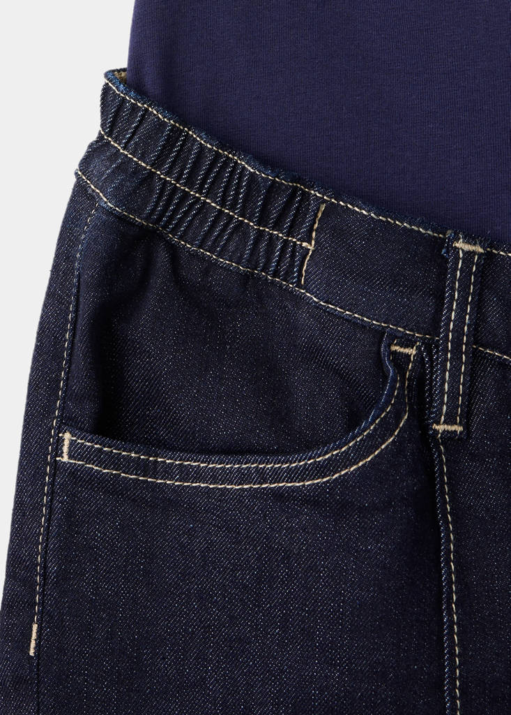 Wide leg maternity jeans — Open Blue