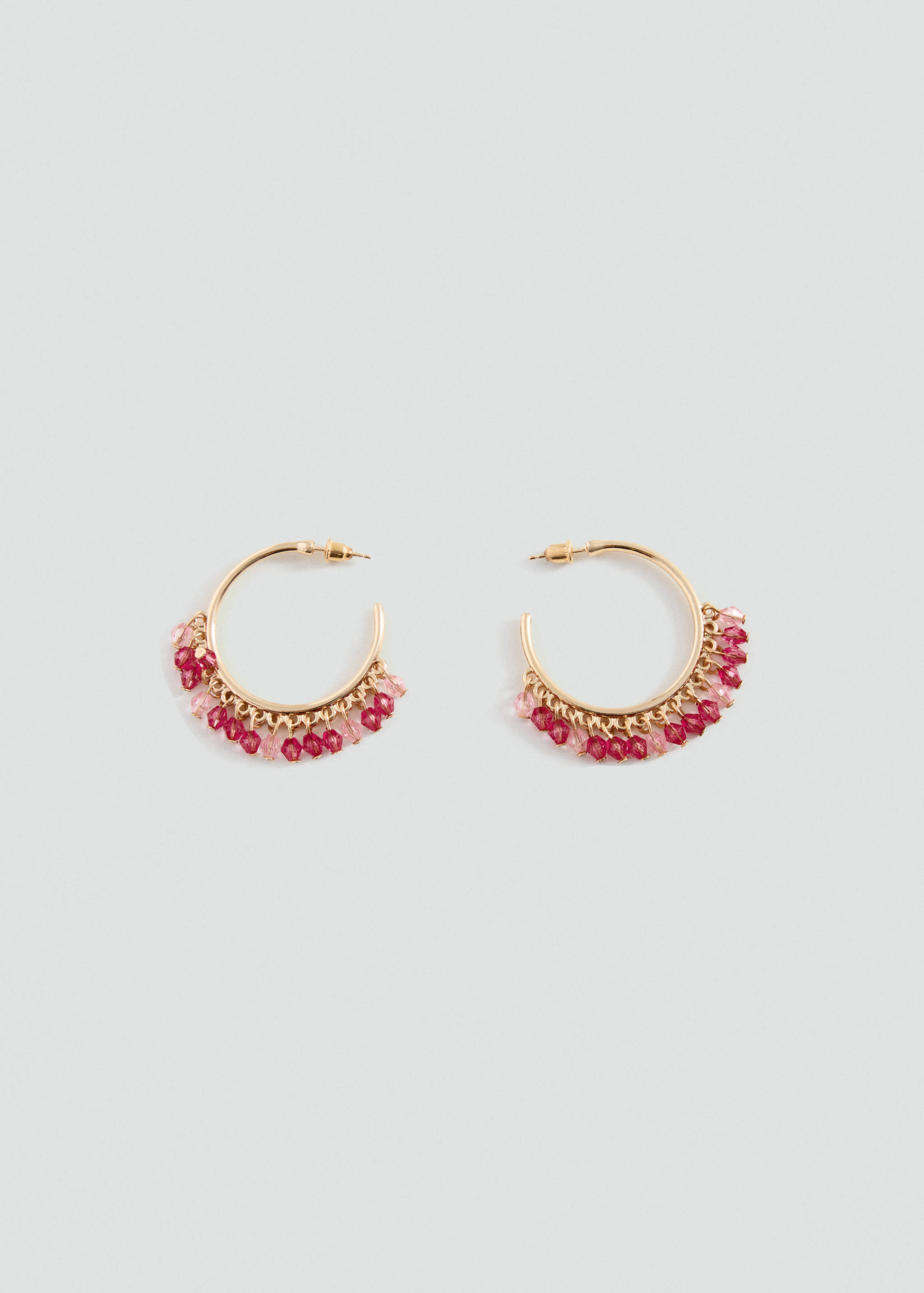 Crystal hoop earrings - Article without model