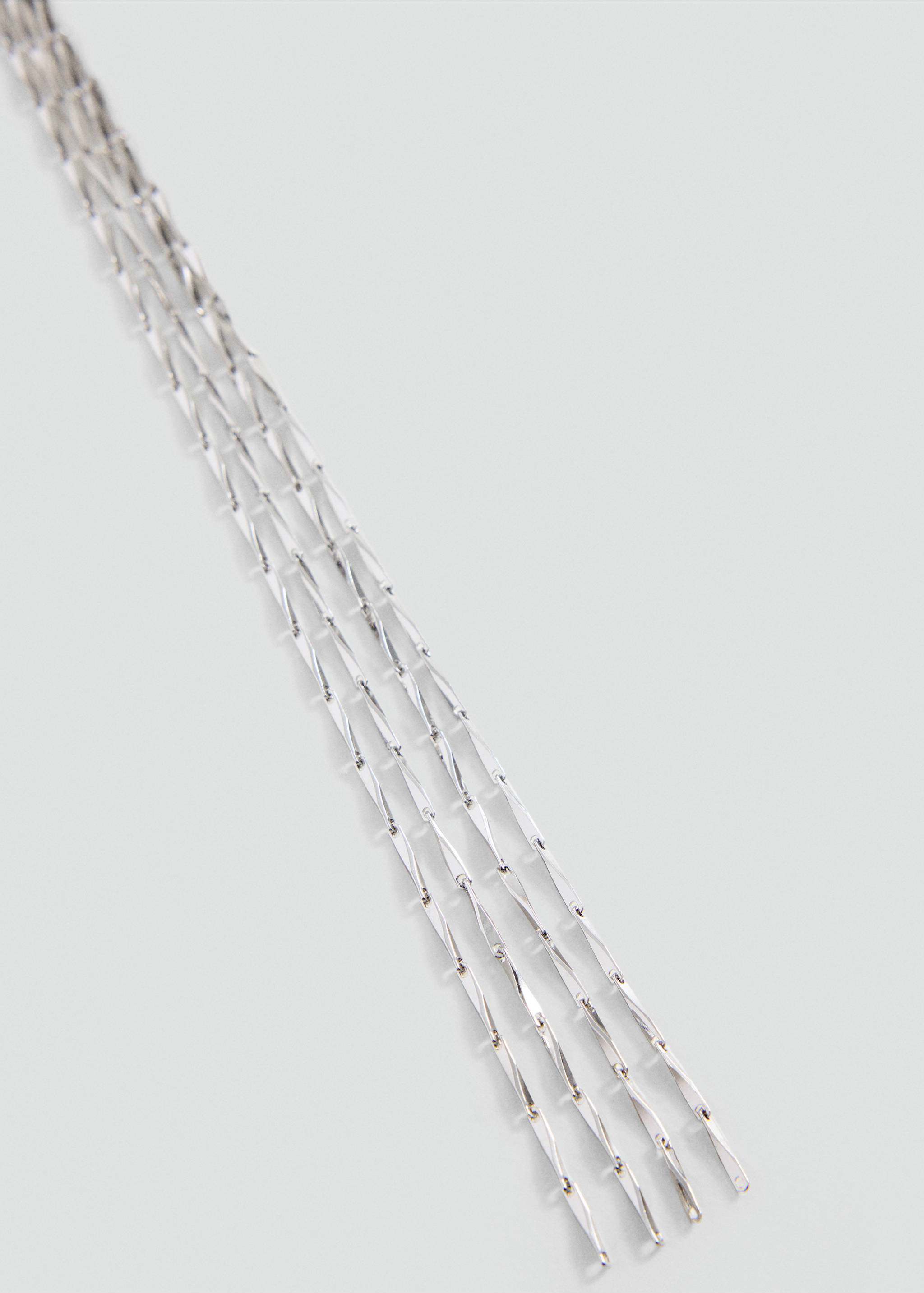 Collier chaînes pendentifs - Plan moyen, Argent. Ref: 37025183-00.