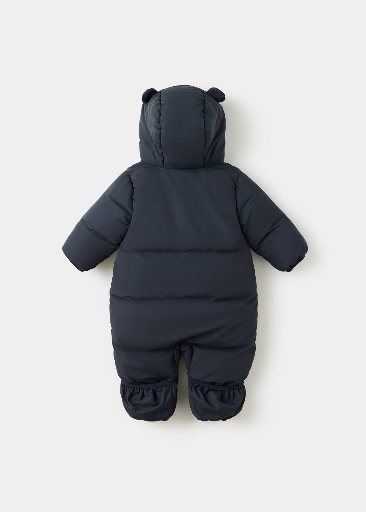 Quilted hoodie with ear details — Navy