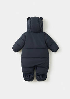 Quilted hoodie with ear details — Navy 3