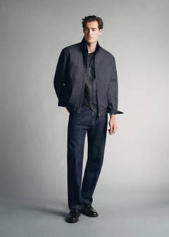 Cotton denim jacket — Open Blue 2